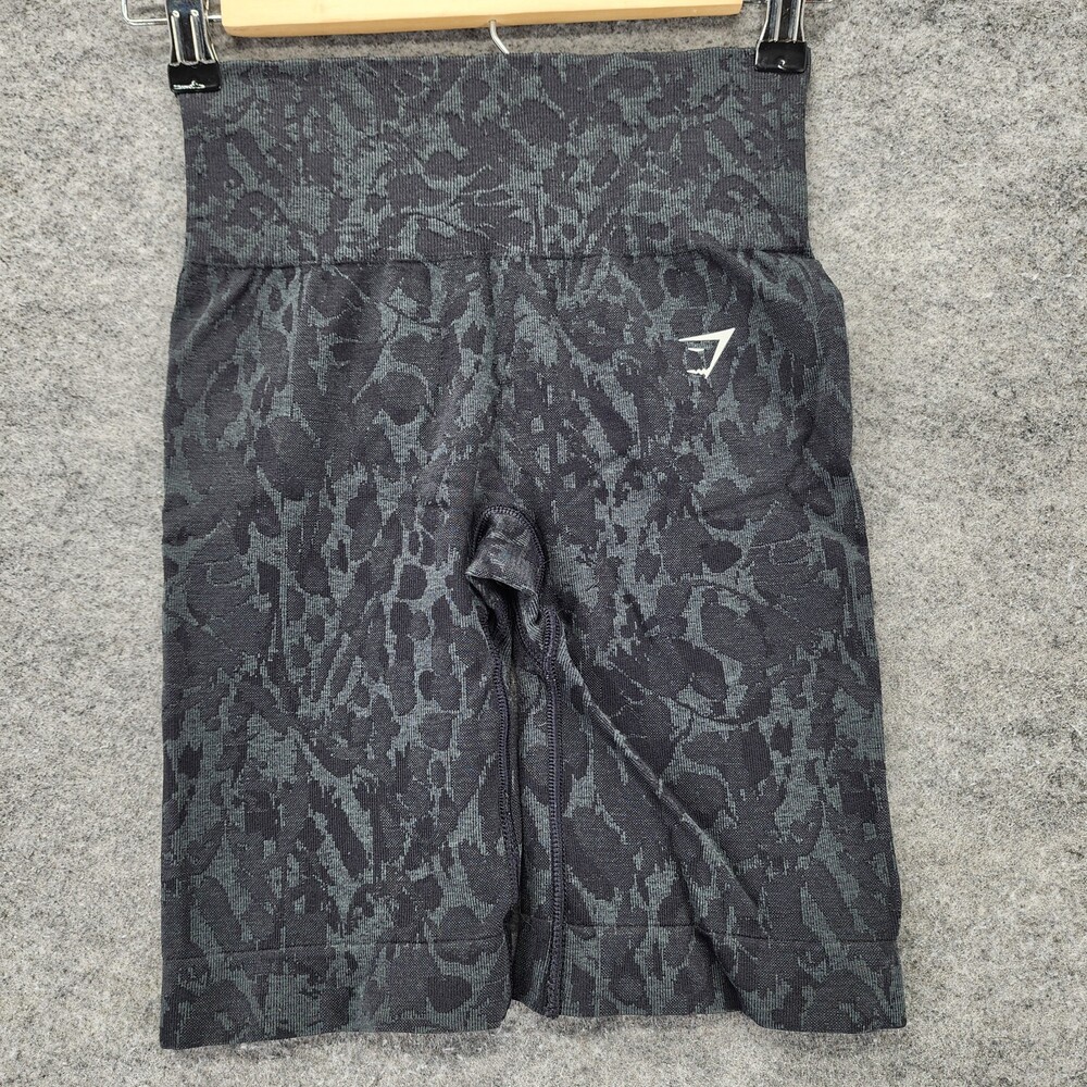 Gymshark Shorts Womens XS Pull On Black Gray Activewear